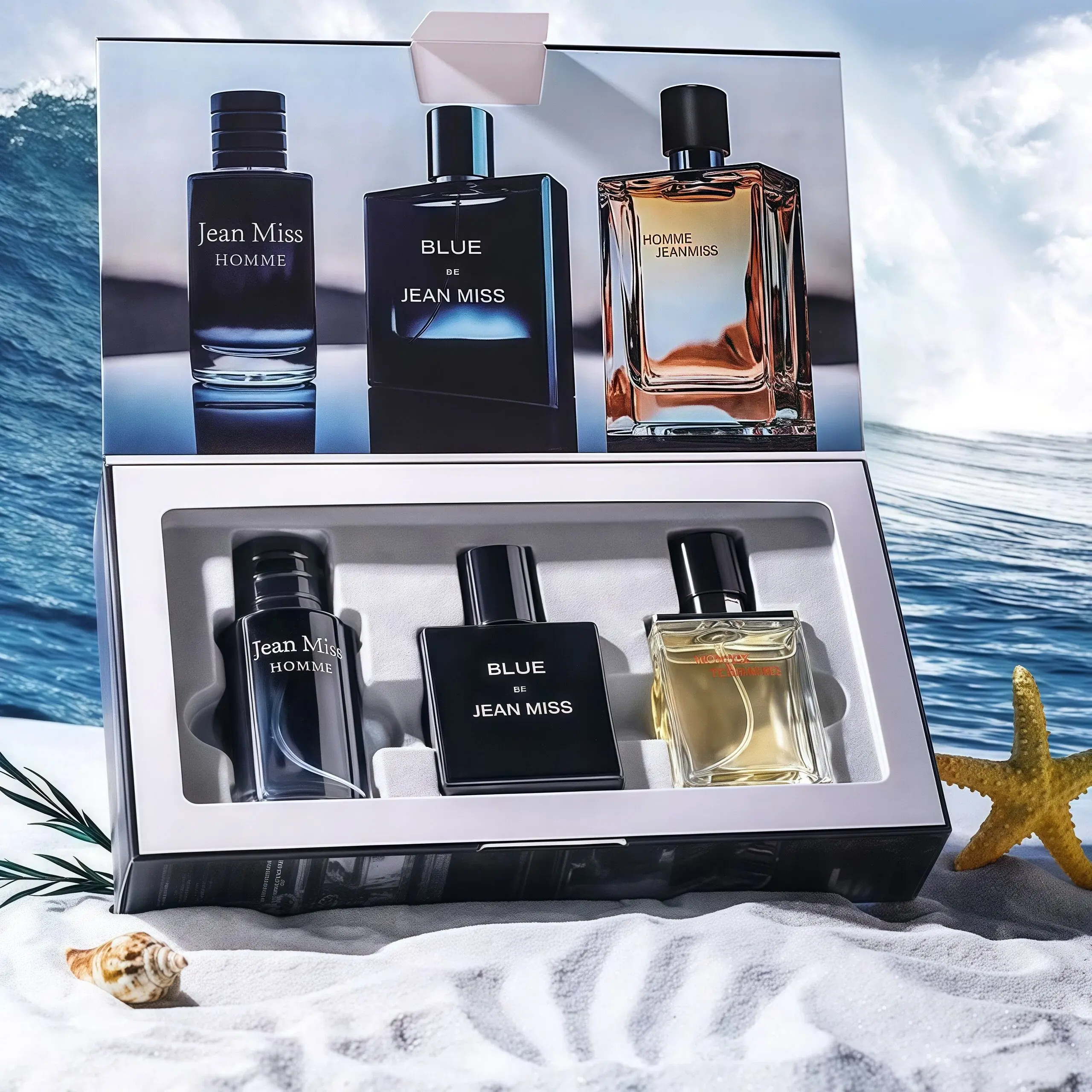 JEAN MISS Men's Perfume Gift Set, Cedarwood Ambergris Vanilla White Musk Long-Lasting Eau de Toilette, 30ml Portable Travel Spray Bottles, 3 Unique Scents for Every Mood, Perfume Para Hombres，perfume for women，perfume para hombres，long lasting perfumes ca