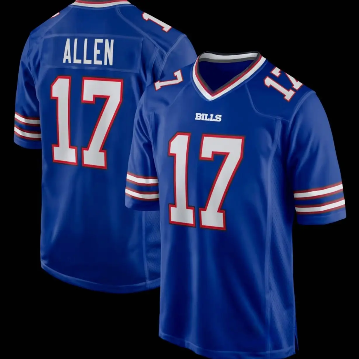 Unisex Football Bills Allen 17 Game Player Jersey - Royal Unisex Football Bills Allen 17 Game Player Jersey - Royal