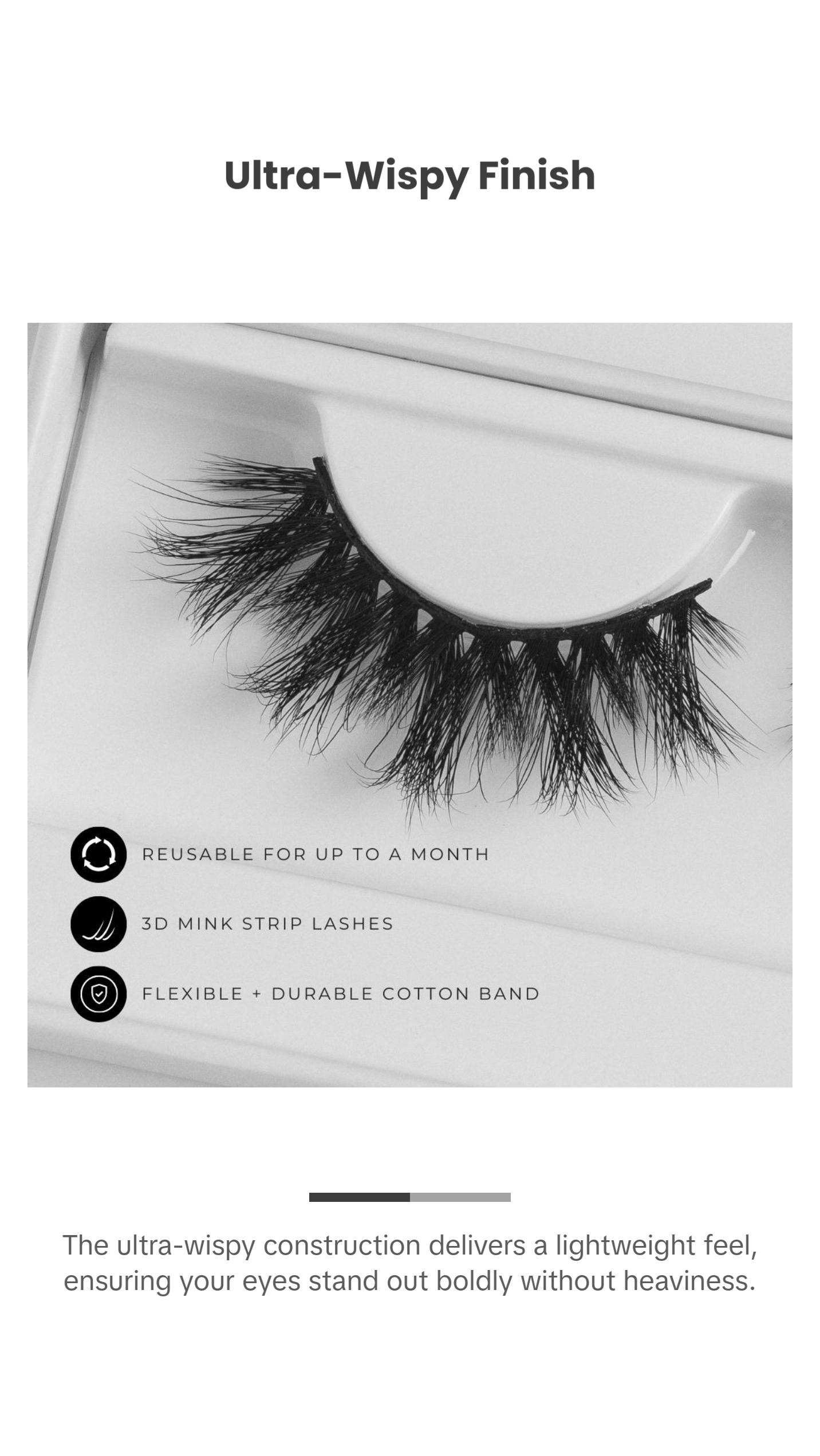 Dahlia | 3D Mink Strip Lashes