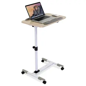 Height Adjustable Rolling Laptop Cart