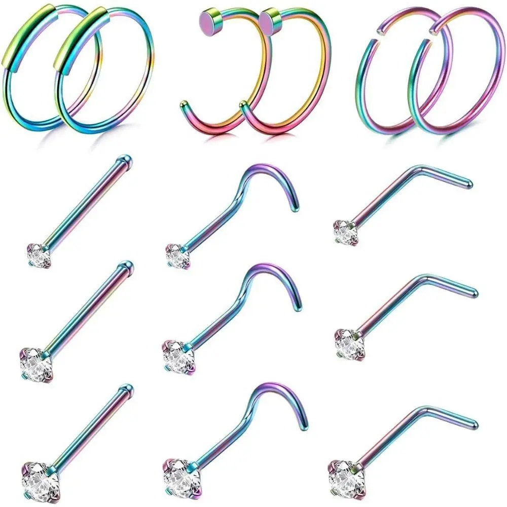 E.22G Colorful Nose Ring