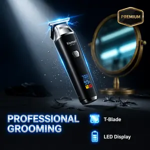 Portable 2-in-1 Hair Trimmer & Beard Shaver, USB Rechargeable Grooming Tool for Men