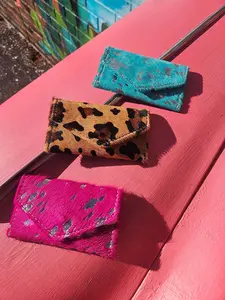 Hair On Hide Card Holders