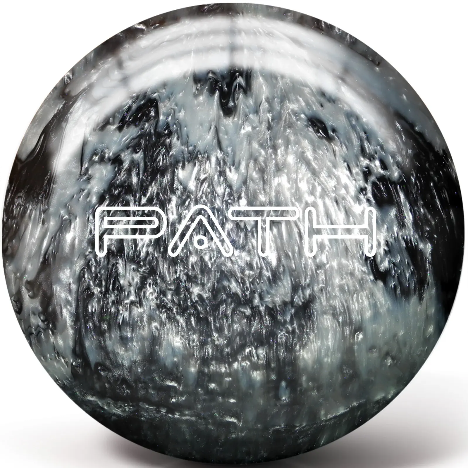 Pyramid Path Bowling Ball (Black/Silver) Pyramid Path Bowling Ball (Black/Silver)