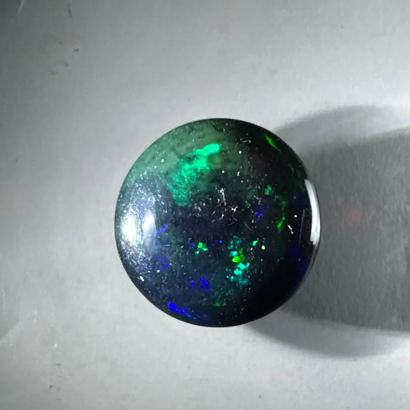 Ethiopian Black Opal Gemstone - Natural Loose Opal for Jewelry Making, Craft Projects