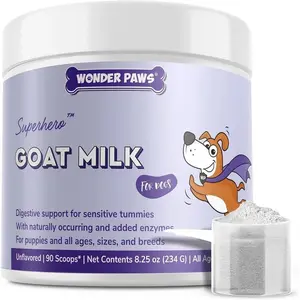 Premium Goat Milk Powder for Dogs –Support Digestion – 8.25 oz