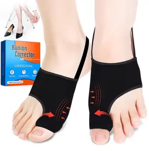 2PCS Bunion Corrector for Women & Men - Toe Alignment Corrector with Splint & Pads for Hallux Valgus Pain Relief, Comfortable Toe Separator for Day/Night Support, Anti Slip Big Toe Straightener