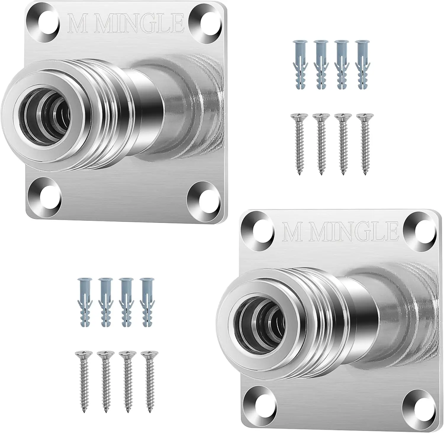 M MINGLE 2-Pack Automatic Foam Cannon Wall Mount Holder, 1/4" Quick Connect Pressure Washer Accessory for Foam Sprayers, Father's Day Gift, Foam Sprayer