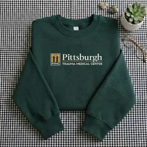 Pittsburgh Embroidered Sweatshirt & Hoodie, Shawn Hatosy Huckleberry Crewneck, Pittsburgh Medical Center Shirt