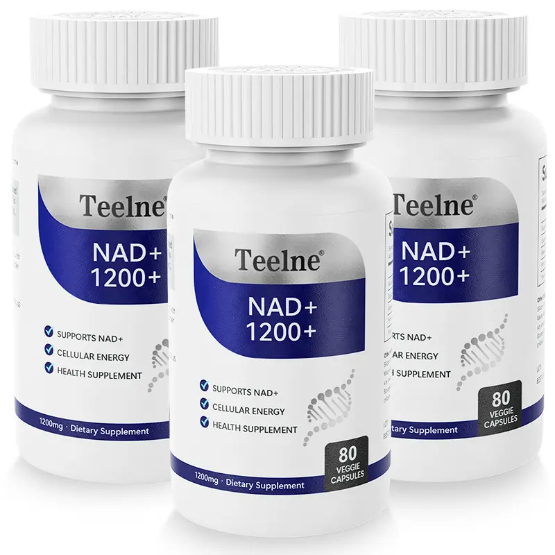 Teelne 3 Pack NAD+ Booster for Adults | 500mg per Serving with Quercetin Phytosome & PQQ | Energy & Wellness Support | 2 Capsules Daily, 120-Day Supply