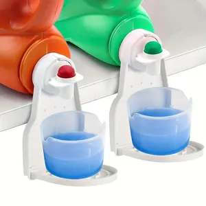 Laundry Detergent Cup Holder, 1 Count Foldable Laundry Detergent Cup Holder, Bathroom Supplies for Distributing Detergent, Home Supplies, Bathroom Organizer