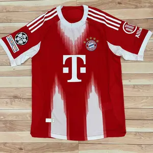FC Bayern München Home Jersey 2025/26 Red Premium Football Shirt High Performance Soccer Gear Fan Edition