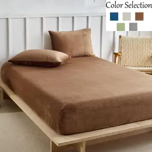 High-Quality Arctic Fleece Bedding Set, Premium Arctic Fleece Sheet, Complete Sheet Set, Deep Pocket Design, Super Soft Skin-Friendly, Durable Material