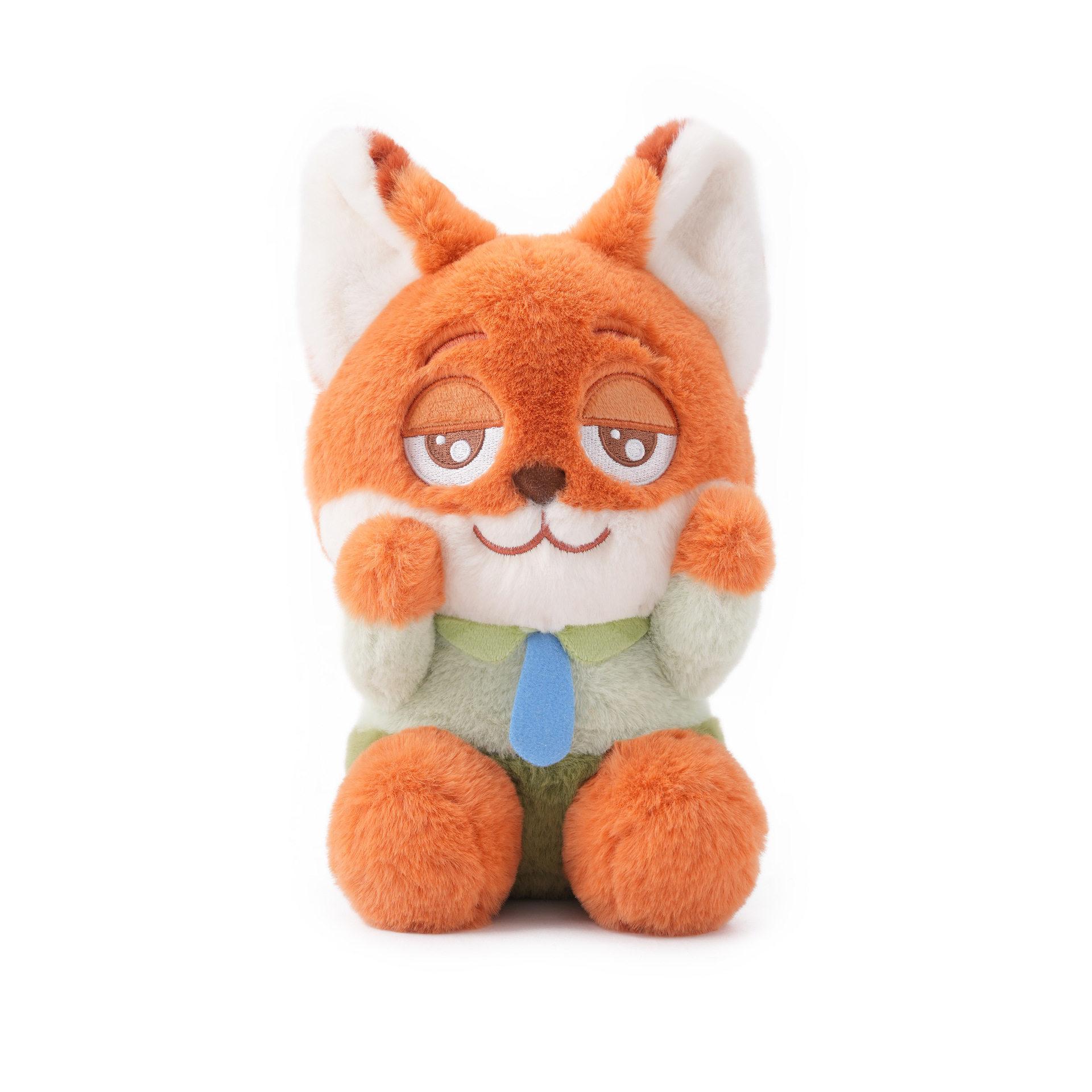 Disney Zootopia Plush Party Figures – Nick Wilde & Officer Clawhauser, Soft Collectible Stuffed Animals, Cuddle Buddies for Fans, Perfect Gift for Disney Lovers!