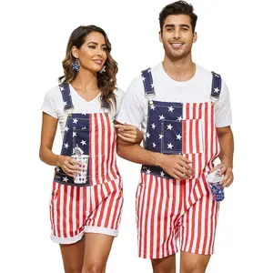 Festival Overalls for Men Fashion Jumpsuits Shorts Romper Bibs Coveralls