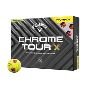 Callaway Golf Chrome Tour X TruTrack Yellow '24 Golf Balls