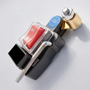 Battery Cut Off – 12V 24V Disconnect Knob, Isolation Control, Metal Build | Vehicle Electrical Safety Device for Car Truck RV Marine Use, Anti Drain Protection for Trailer