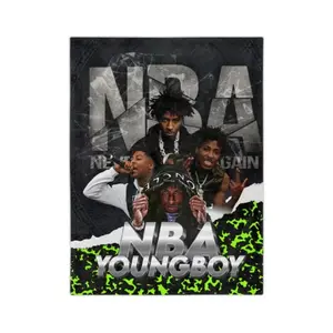 Young Boy Velveteen Microfiber Throw Blanket, Music Lover Home Decor Suitable As A Gift Sizes