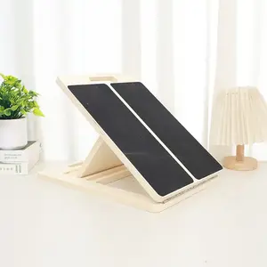 Adjustable Portable Wooden Slant Board Non-Slip Surface Lightweight Sturdy Construction for Home Gym Physical Relax Squats Calf Stretching Ankle Foot Mobility Heel Stretch Ideal for All Fitness Levels Beginners to Advanced