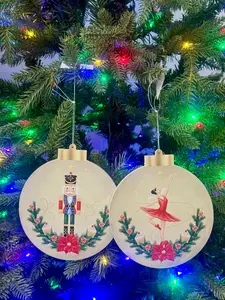 5.5 Inch Double Sided Nutcracker Ornaments Two Styles