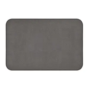 Skid-Resistant Area Rug Gray