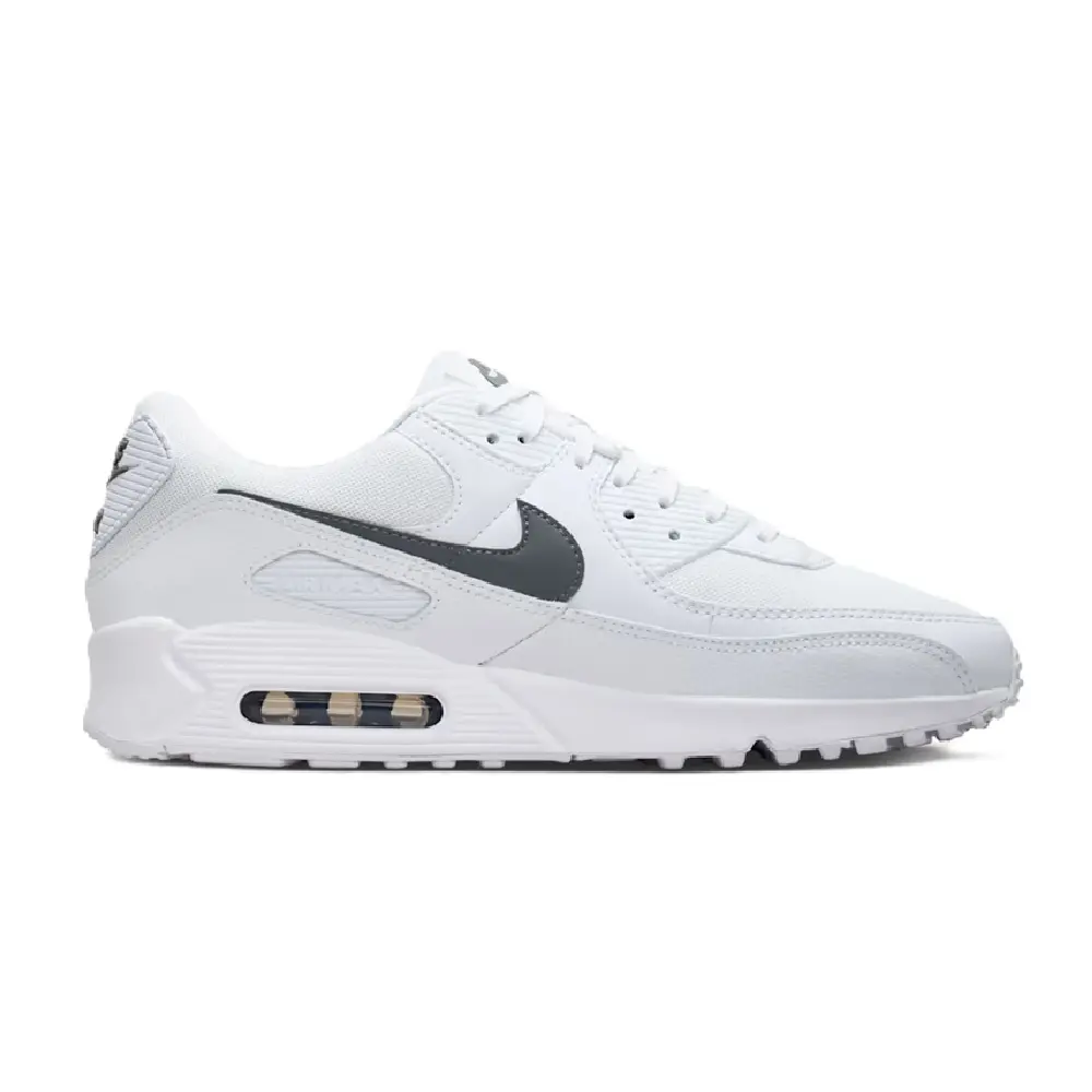 Men's Nike Air Max 90 White/Smoke Grey-White (IM9616 100)