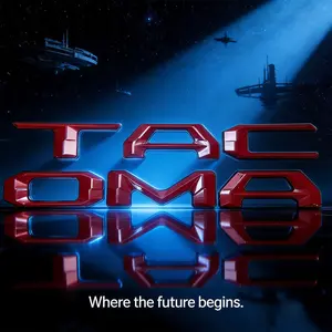 2024-2026 Tacoma Tailgate Letters – Premium ABS Emblem Kit, 5-Min Peel & Stick Install