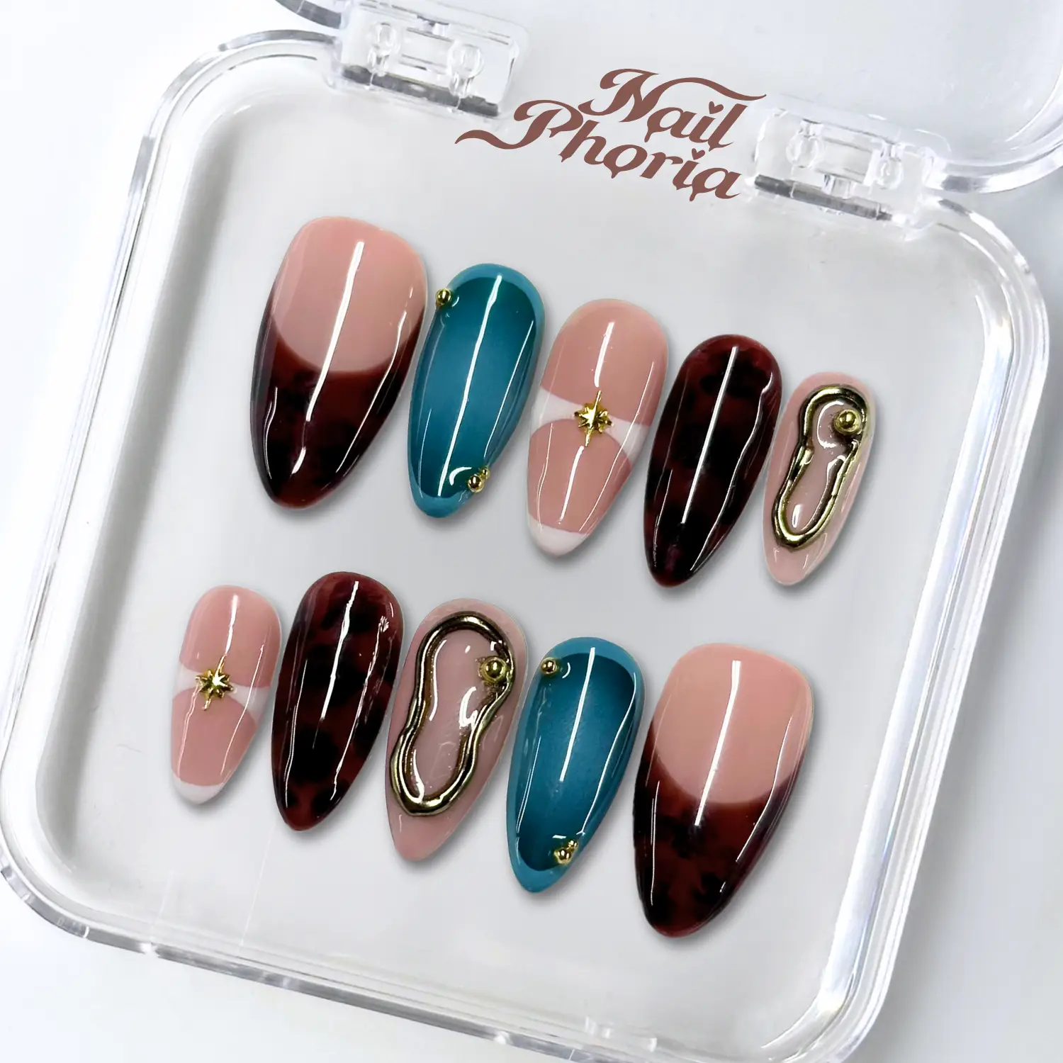 NailPhoria｜GO-VIRAL Collections 10PCS Handmade Press On Nails