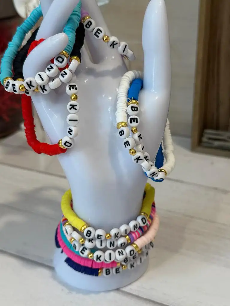 Be Kind Heishi Bracelets