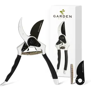 Bypass Pruning Shears - - Free Blade, & eBook - Japanese - Hand Pruners - Shears - Clippers - Secateurs with Ergonomic Handles