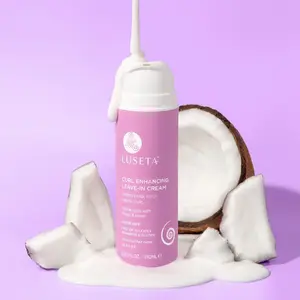 Luseta Curl Defining Cream Enhances Waves and Curls Hydrating and Moisturizing Leave in Cream for Curly Hair Frizz Control Add Shine Sulfate Free 5.07 oz