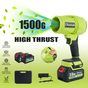 Turbo Electric Blower 1500G, Cordless with Dual 48V 3.0Ah Batteries, Brushless Pure Copper Motor, High-Speed Air Duster for Car Wash Drying, Snow Removal, Yard Cleanup, Thanksgiving Gift