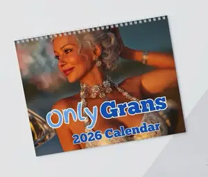 Only Grans 2026 Wall Calendar – Funny Parody Humor Calendar, Mature Comedy Wall Art, Gag Gift Idea for Christmas, Secret Santa Present, Novelty Adult Humor Calendar for Him, Office & Man Cave