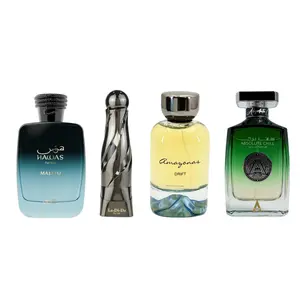 Mega Combo  Arabiyat Prestige La-Di-Da For Him, Rasasi Hawas Malibu, , Atralia Absolute Chill & Amazonas Drfit 3.4FL.OZ Eau De Parfum Fragrance Oud Edp Perfume Spray