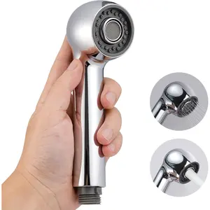 Pull Out Kitchen Faucet Head Replacement, 2 Function Sink Sprayer Head, G1/2 or 13/16 Inch Male Thread Connector, Spray Head Faucet Head Kitchen Tap Sprayer Spout, Chrome