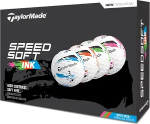 TaylorMade Ink Golf Balls: Soft Feel, Multi-Layer, White