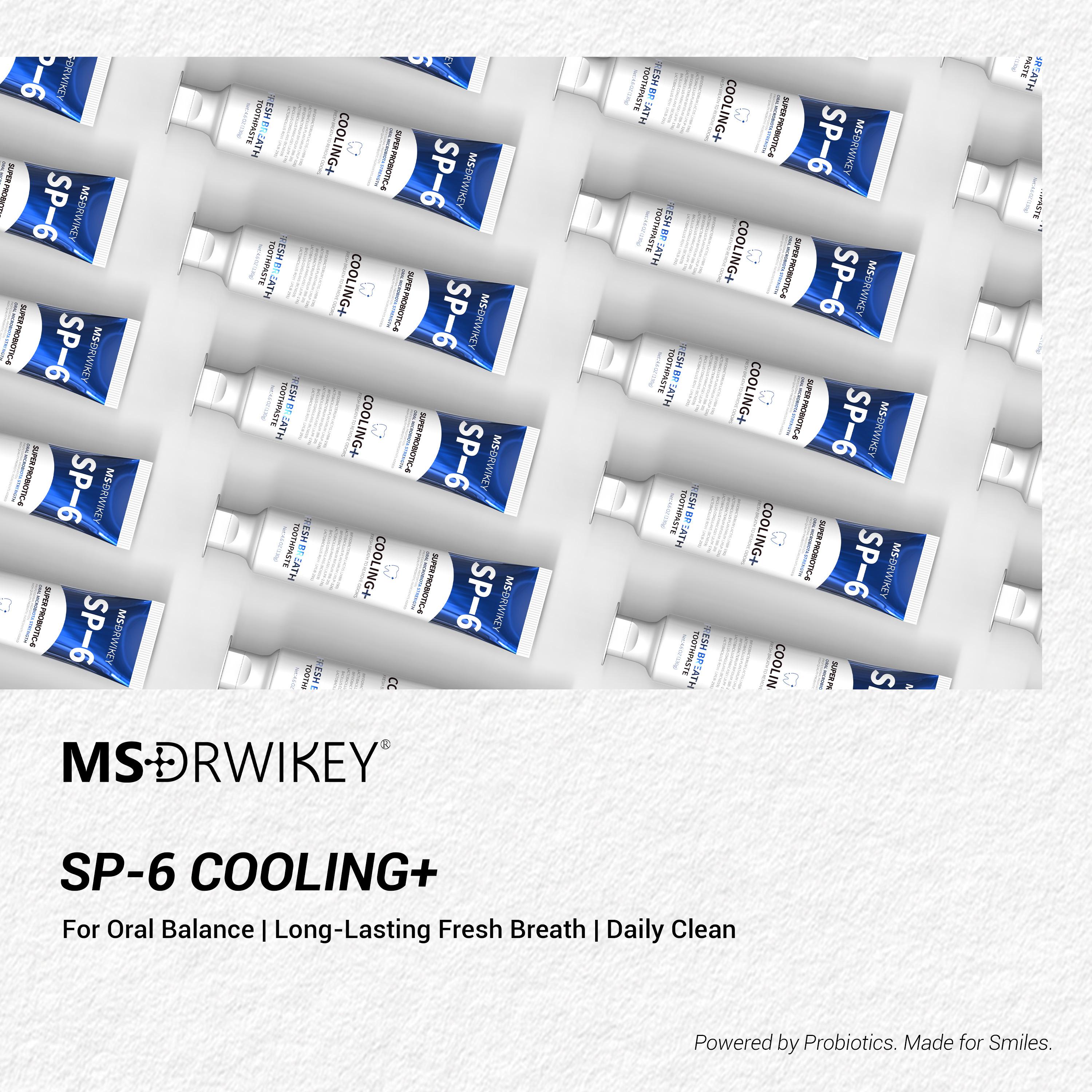 MSDRWIKEY Fresh Breath Toothpaste | Dual Protection with Probiotics & Mint Extract | Long-Lasting Freshness