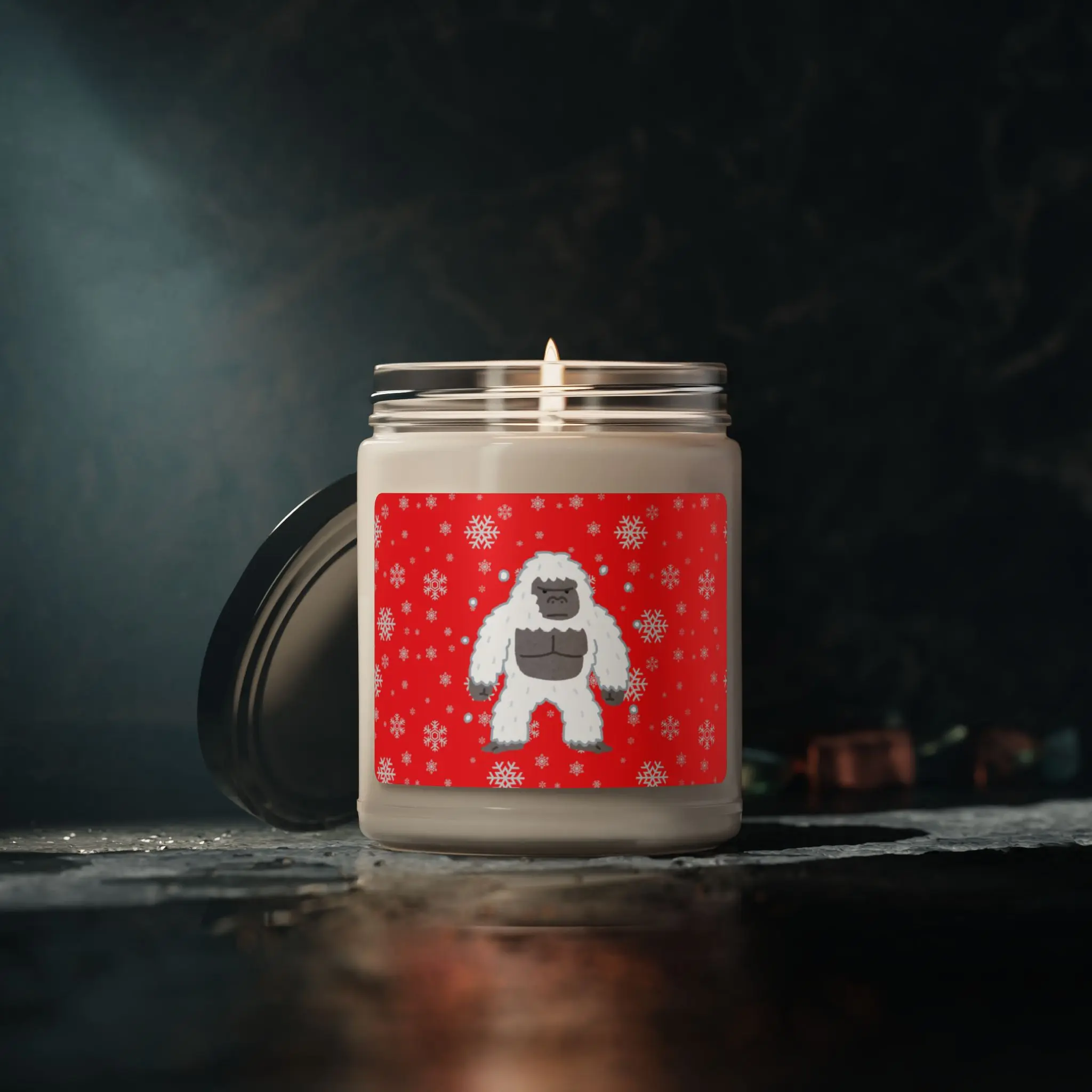 Soy Wax Candle, Yeti Candle in Different Scents for Home Decor Glass Highly Scented Scented Candle viral  candles xmas  candles