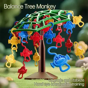 Balance Monkey Table Game, Parent-Child Interactive Desk Game, Focus Training Toy, Safe Eco-Friendly Material, Fun Family Game