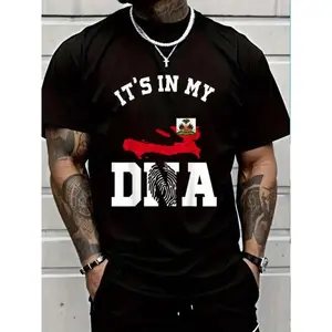 Haiti In My DNA Haitian Pride T-Shirt for Women Men Cotton Clothing