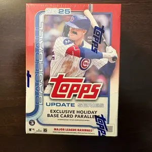 Topps 2025 MLB Update Series Single Pack Exclusive Holiday Base Card Parallels Major League Baseball Collectibles