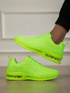 Women's Fluorescent Sneakers, Workout Sneakers, Anti-Slip Breathable Casual Shoes, Trendy All-Season Walking Shoes for Daily Wear
