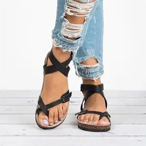 Toe Loop Flats Sandals