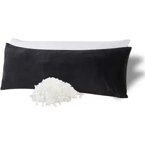 Memory   Pillow with Plush Fuzzy Cover, Full  Pillow for Adults, Long Pillow for Sleeping, Soft Fluffy Supportive