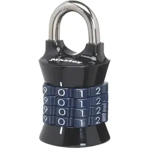 Word Combination Lock, Set Your Own Combination Lock for Gym and School Lockers, Indoor Combo Padlock, Colors May Vary, 1535D