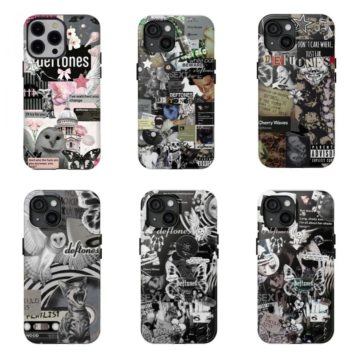 6 Styles Deftones Album Collage Phone Case Trendy Tough Phone Case Compatible for iPhone 17 Promax 16 15 14 13 12 11 and for Samsung S21-S25 Perfect Gift for Music Fans Her/Him - TikTok Shop 6 Styles Deftones Album Collage Phone Case Trendy Tough Phone Case Compatible for iPhone 17 Promax 16 15 14 13 12 11 and for Samsung S21-S25 Perfect Gift for Music Fans Her/Him - TikTok Shop