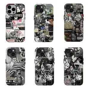 6 Styles Deftones Album Collage Phone Case Trendy Tough Phone Case Compatible for iPhone 17 Promax 16 15 14 13 12 11 and for Samsung S21-S25 Perfect Gift for Music Fans Her/Him