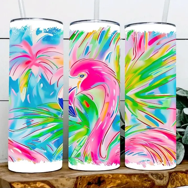 Penny the Pink Flamingo Tumbler