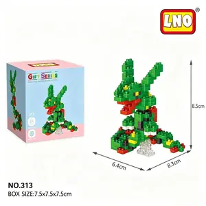Six Fun Micro-Particle Building Blocks, Enhance Kids' Motor Skills, Perfect Gift for Friends, Compact and Elegant Collectible Toy Blocks