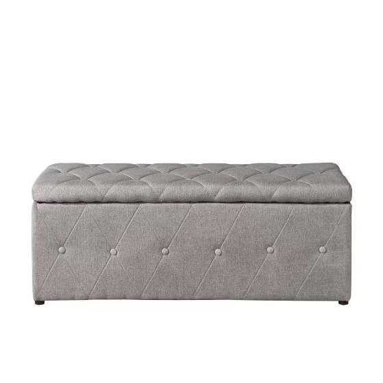 1 Rectangular Storage Ottoman And 2 Sets Of Ottoman